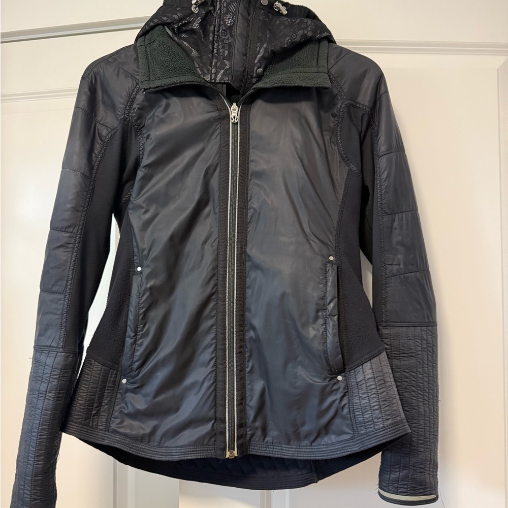 Lululemon Athletica black running jacket